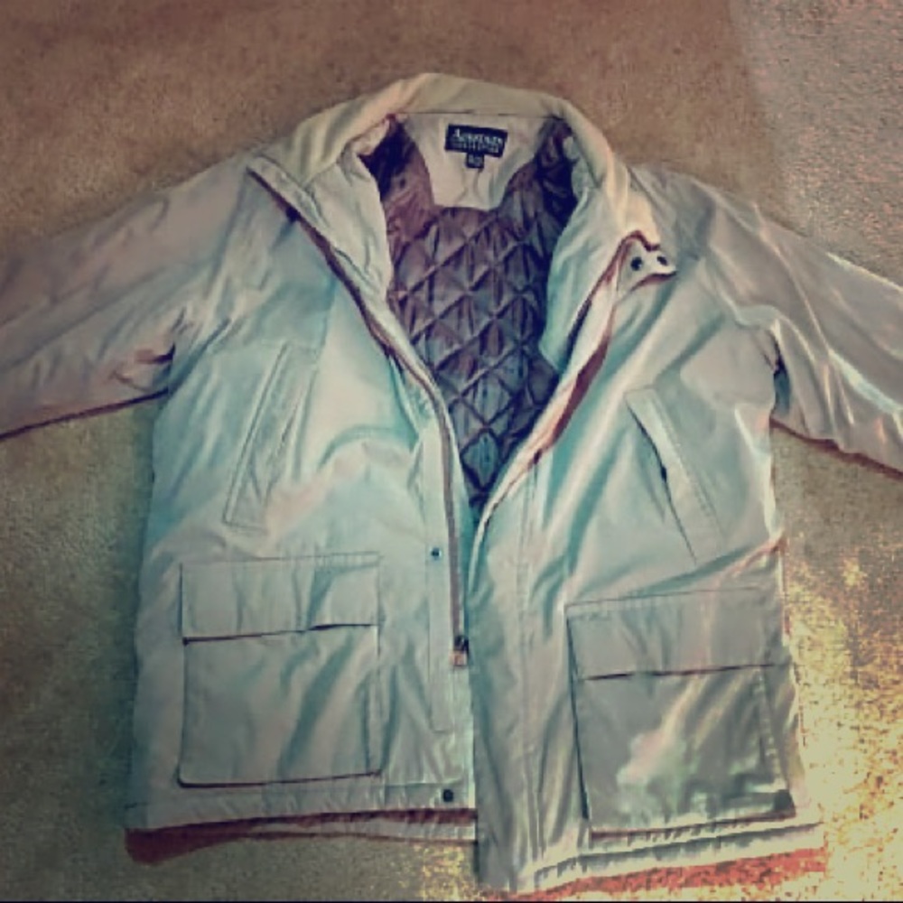 Tan winter jacket